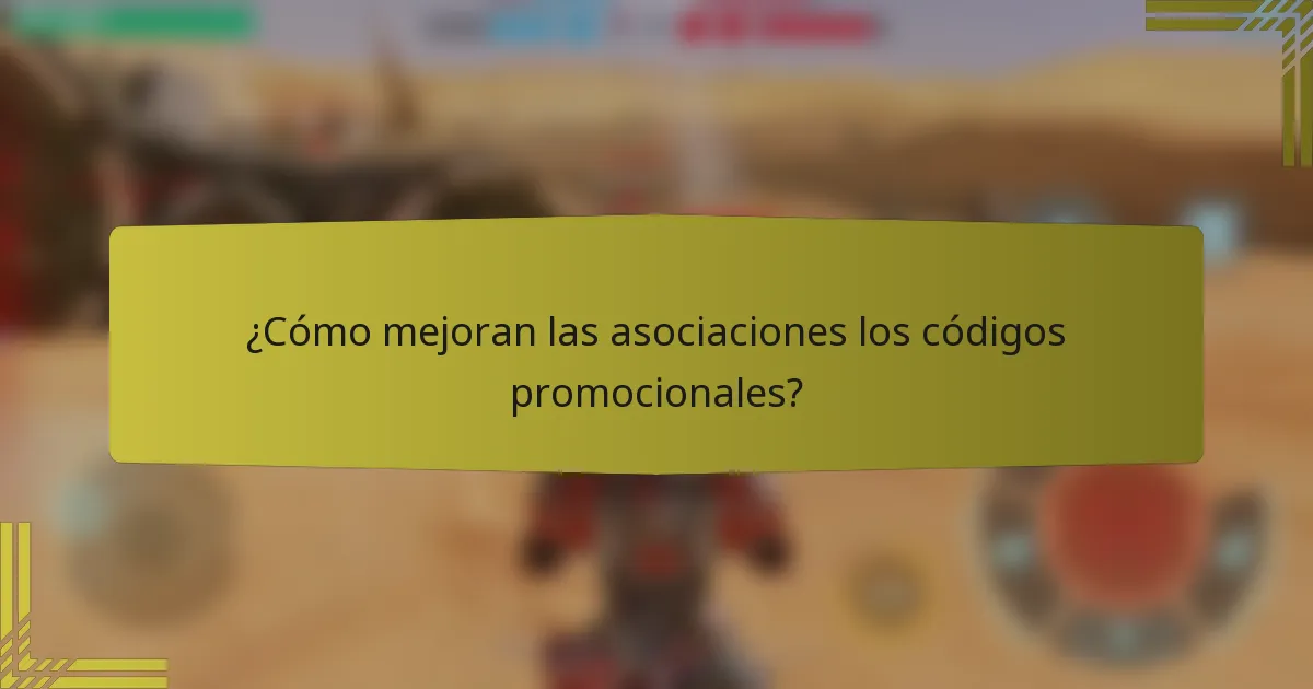 ¿Cómo mejoran las asociaciones los códigos promocionales?